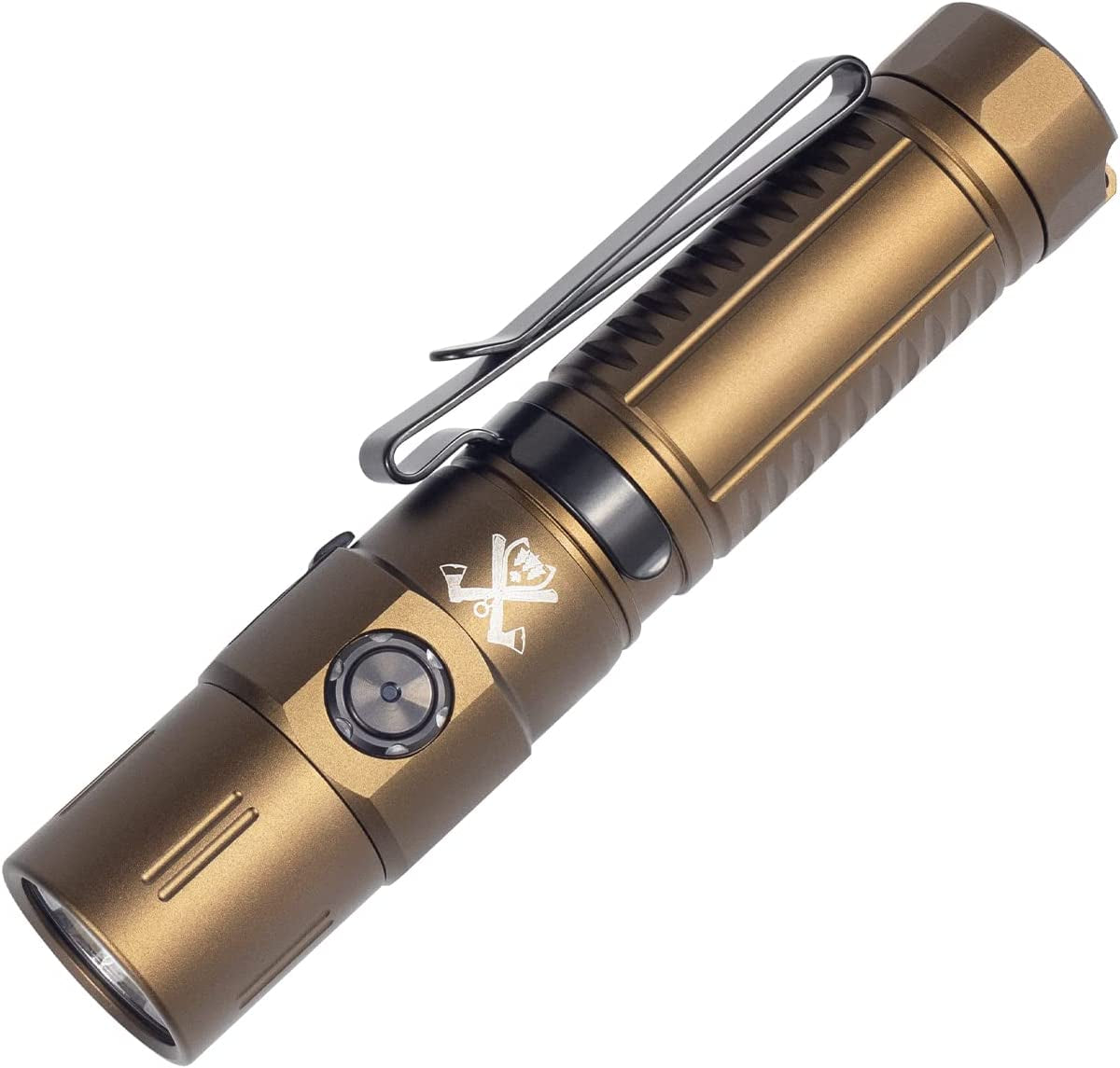 TC15 V3 2403 High Lumen Flashlight, USB C Rechargeable LED Handheld Flashlights, Ultra-Bright CREE XHP 35.2 LED, Indoor/Outdoor (Camping, Security and Emergency Use) Cool White - Black CW