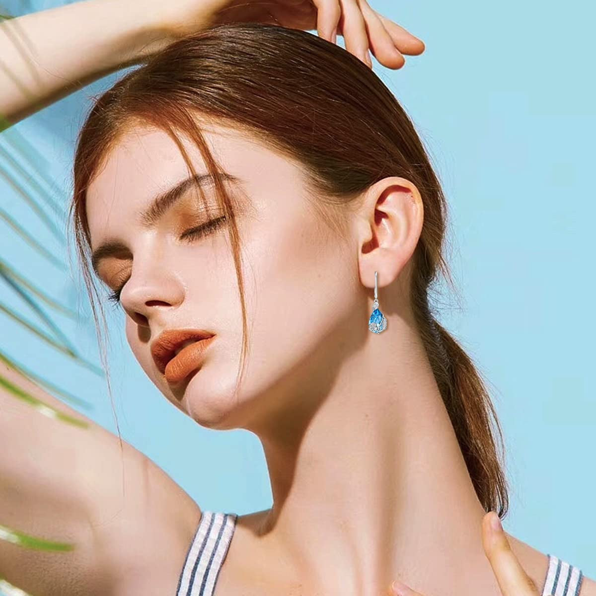 Valentines Day Gifts Cross Celtic Knot Anchor Mushroom Earrings 925 Sterling Silver Hypoallergenic Dangle Earrings Graduation Birthday Jewelry Gifts for Mom Women Friends