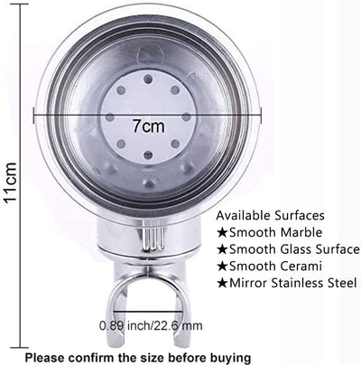 Shower Head Holder Suction Cup Handheld Showerhead Bracket Adjustable Height Shower Holder, Removable Handheld Wand Holder Wall Mounted Suction Bracket