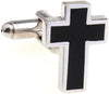 Cross Crosses 4 Christian Pairs Cufflinks in a Presentation Gift Box & Polishing Cloth