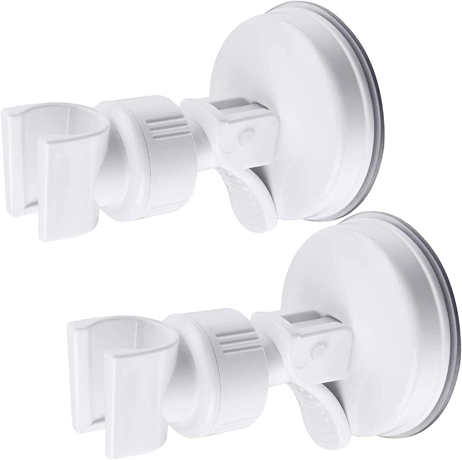 Shower Head Holder Suction Cup Handheld Showerhead Bracket Adjustable Height Shower Holder, Removable Handheld Wand Holder Wall Mounted Suction Bracket