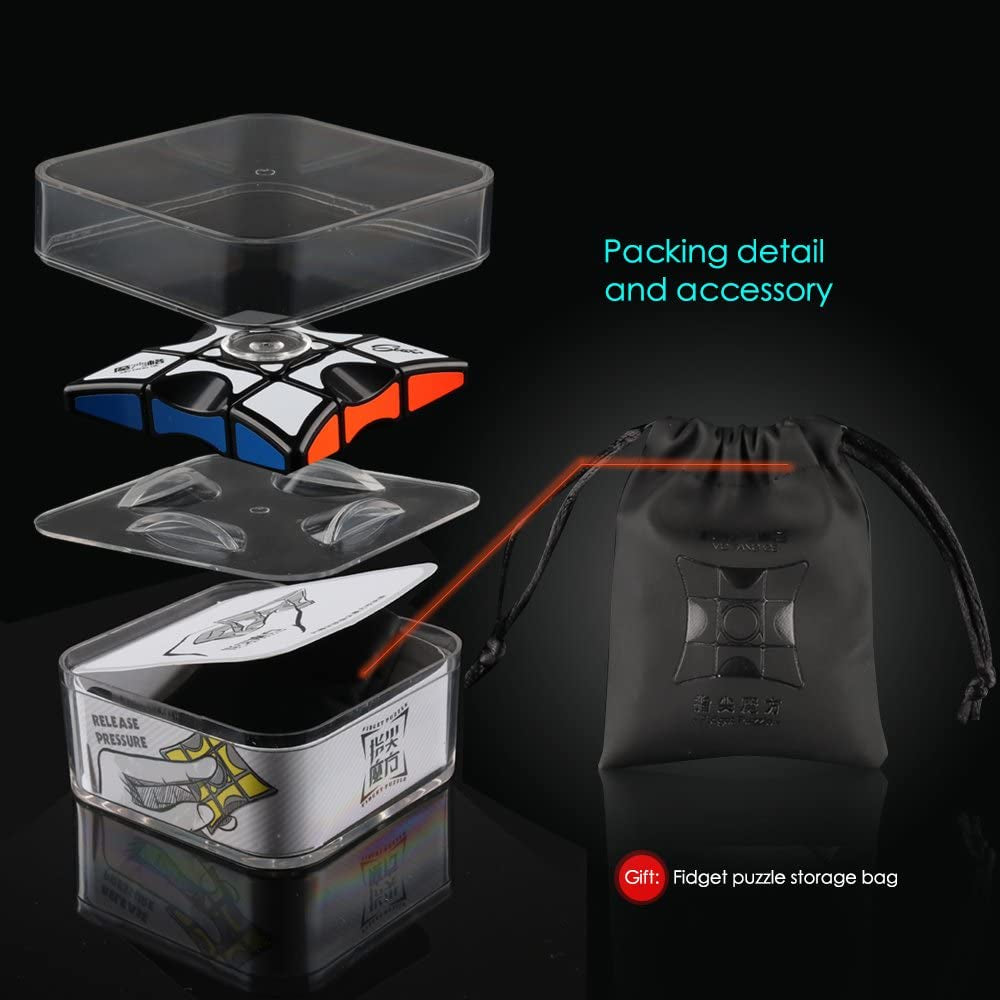 Fidget Spinners Cube, 1X3X3 Floppy Cube Puzzle Fidget Spinner Anti-Anxiety Fidget Toys for Kids Adults