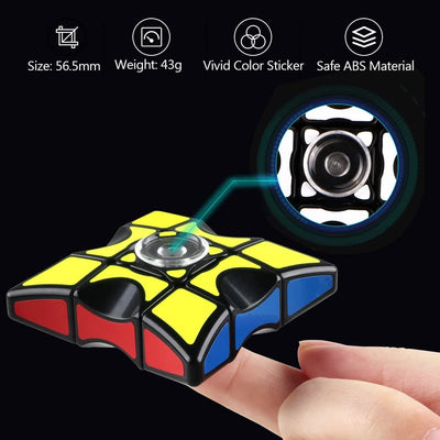 Fidget Spinners Cube, 1X3X3 Floppy Cube Puzzle Fidget Spinner Anti-Anxiety Fidget Toys for Kids Adults