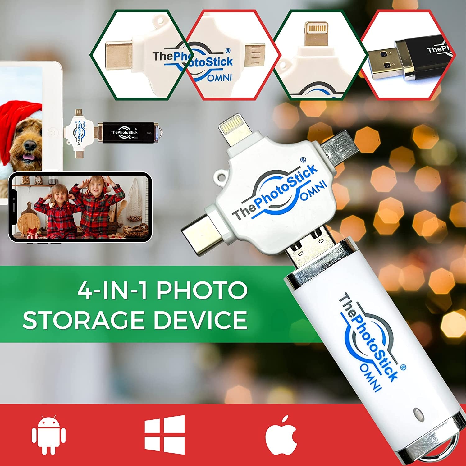 Omni 256GB - Effortless Photo and Video Backup for Apple, Android and Windows Devices