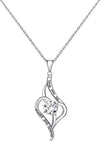 Valentine'S Day Gifts for Women 925 Sterling Silver I Love You to the Moon and Back Necklace Birthday Anniversary Jewelry Gifts for Women Mom Wife Girls