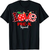 Love Pre-K Squad Cute Preschool Teacher Valentines Day T-Shirt