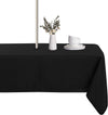 Outdoor and Indoor Tablecloth - Washable Waterproof Wrinkle Free Table Cloth with Zipper and Umbrella Hole for Spring/ Summer/ Party/ Picnic/ BBQS/ Patio (Round 60 Inch, Grey)