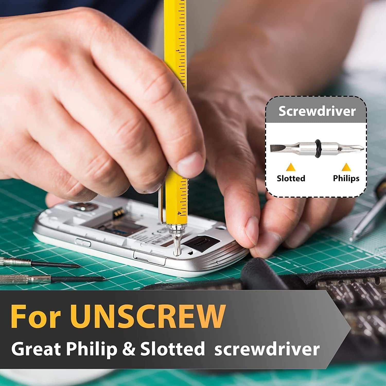 Gifts for Men Bluetooth Beanie Hat & Multi Tool Pen - 2 Cool Gadgets Set for Dad Birthday Women Christmas Stocking Stuffers