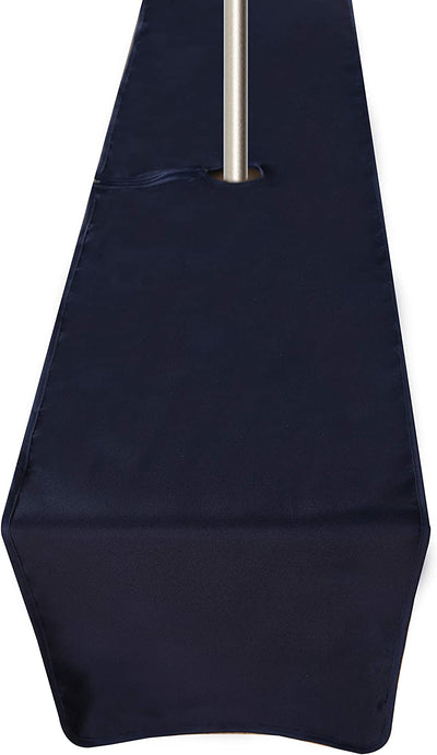 Outdoor and Indoor Tablecloth - Washable Waterproof Wrinkle Free Table Cloth with Zipper and Umbrella Hole for Spring/ Summer/ Party/ Picnic/ BBQS/ Patio (Round 60 Inch, Grey)