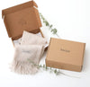 100% Wool Scarf - Men and Women Warm Soft Luxurious Solid Colors Gift Box by