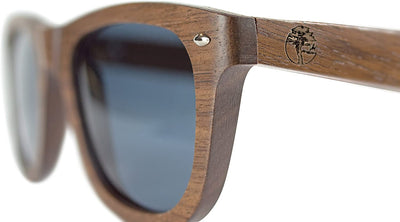 Real Solid Handmade Wooden Sunglasses for Men, Polarized Lenses with Gift Box