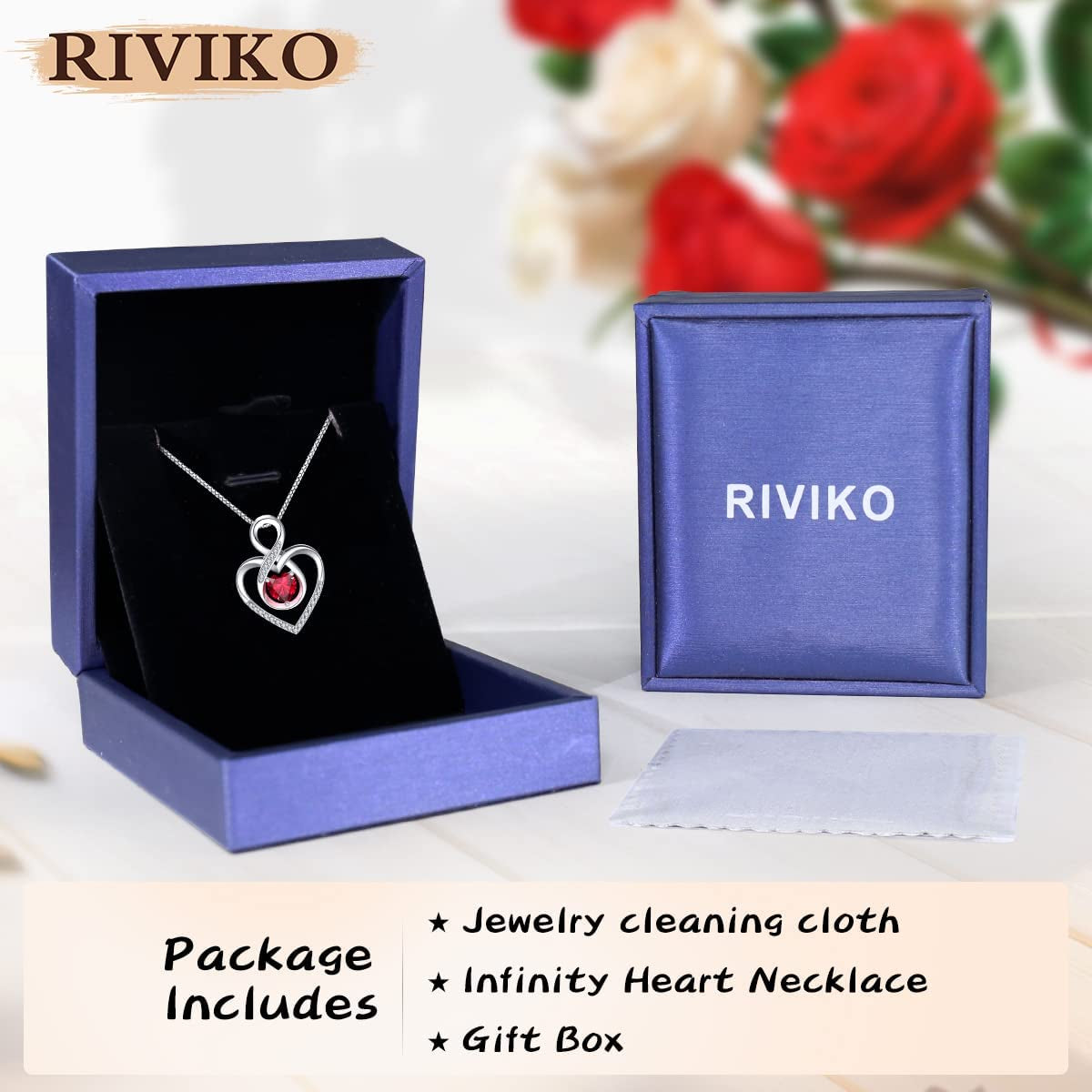 Infinity Heart Symbol Necklace for Women 925 Sterling Silver Dainty Forever Love Heart Pendant Valentine’S Day Mother’S Day Anniversary Birthday Jewelry Gifts for Women Mom Wife Girls Sister Her Friends